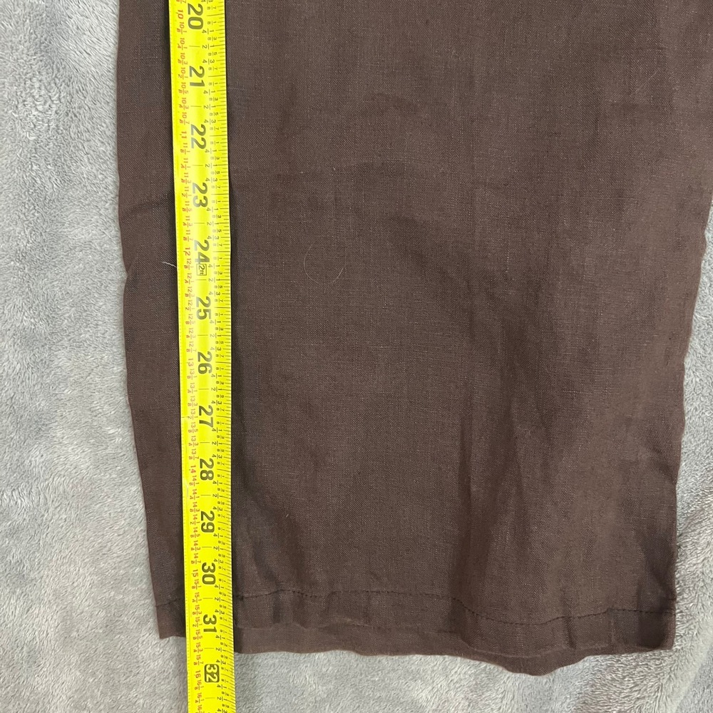 LONDONJEAN Wide Leg Pants in Dark Brown - Picture 8 of 8
